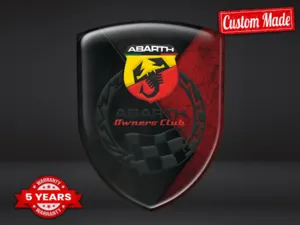 Fiat Abarth Banner Parabrisas Auto Resistente Limitado Alta Calidad